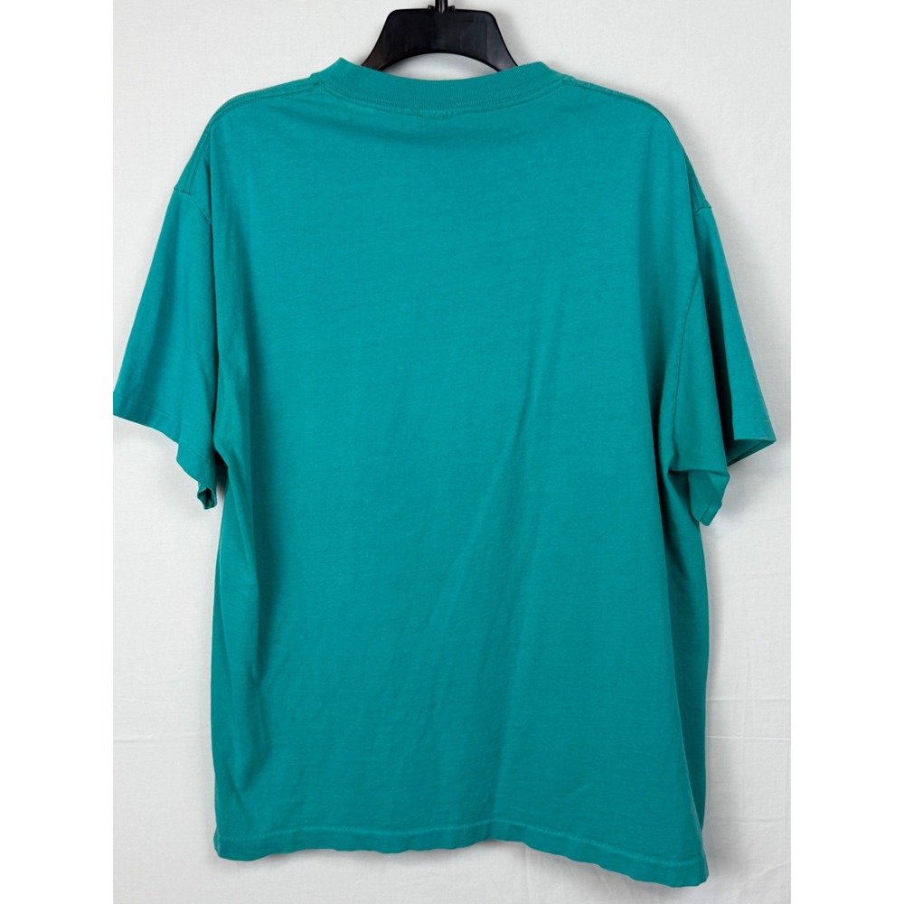 Levi's Men 100% Cotton T-Shirt XL Teal Button Your‎ Fly Vintage 1991 Graphic Tee - Picture 4 of 10